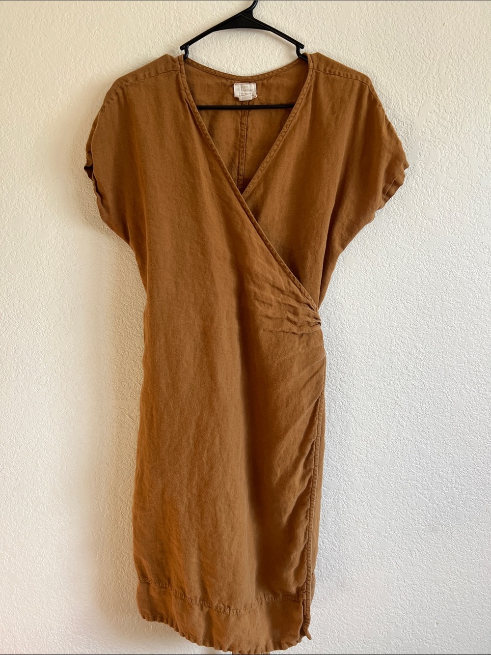 Vikolino European Linen Wrap Dress S/m